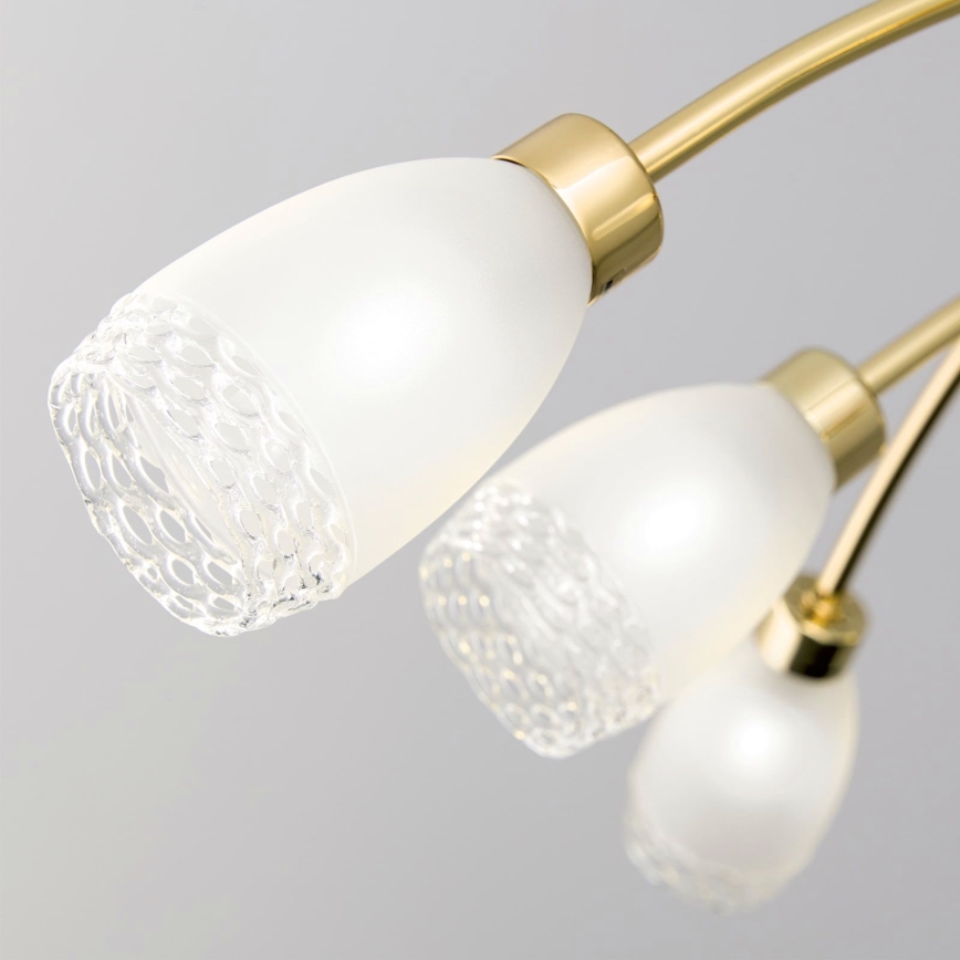 Luster na tyči CARLA 8xG9/28W/230V zlatý