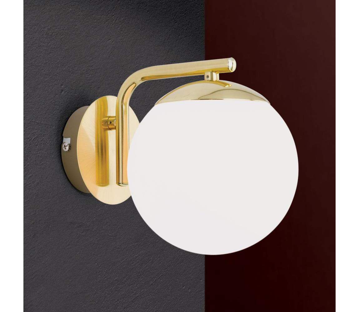Orion - Nástenná lampa MADIS 1xE14/40W/230V zlatá WA 2-1357/1 MS-matt