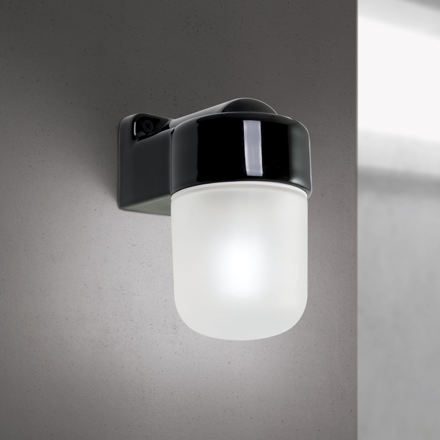 Nástenné svietidlo OSTIA 1xE27/40W/230V čierne