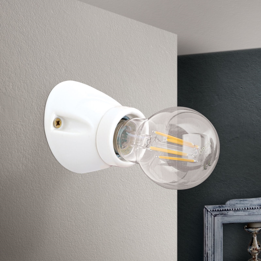 Nástenné svietidlo FROST 1xE27/60W/230V biele