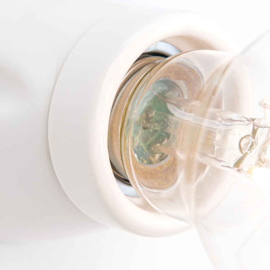 Nástenné svietidlo FROST 1xE27/60W/230V biele