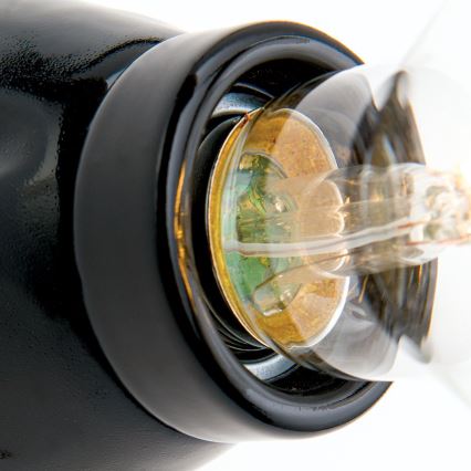 Nástenné svietidlo FROST 1xE27/60W/230V čierna