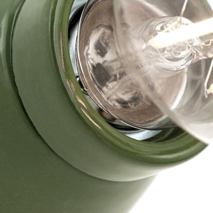 Nástenné svietidlo FROST 1xE27/60W/230V zelené