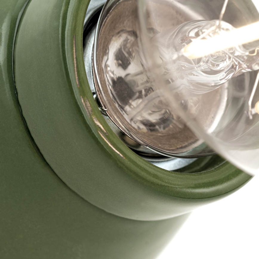 Nástenné svietidlo FROST 1xE27/60W/230V zelené