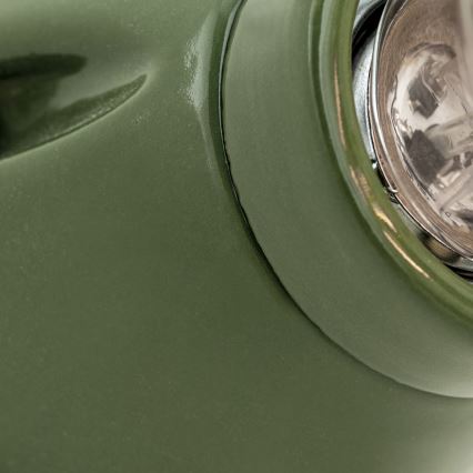 Nástenné svietidlo FROST 1xE27/60W/230V zelené