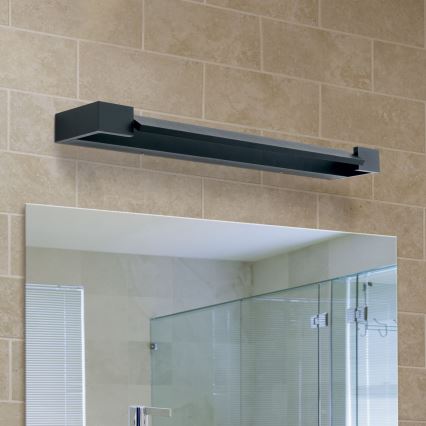 LED Kúpeľňové osvetlenie zrkadla MARILYN LED/18W/230V 60 cm IP44 čierna