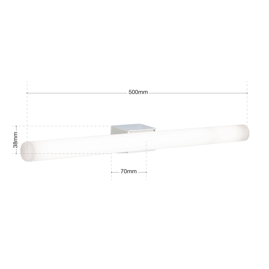 LED Nástenné svietidlo VISAGIST 1xS14d/8W/230V biela