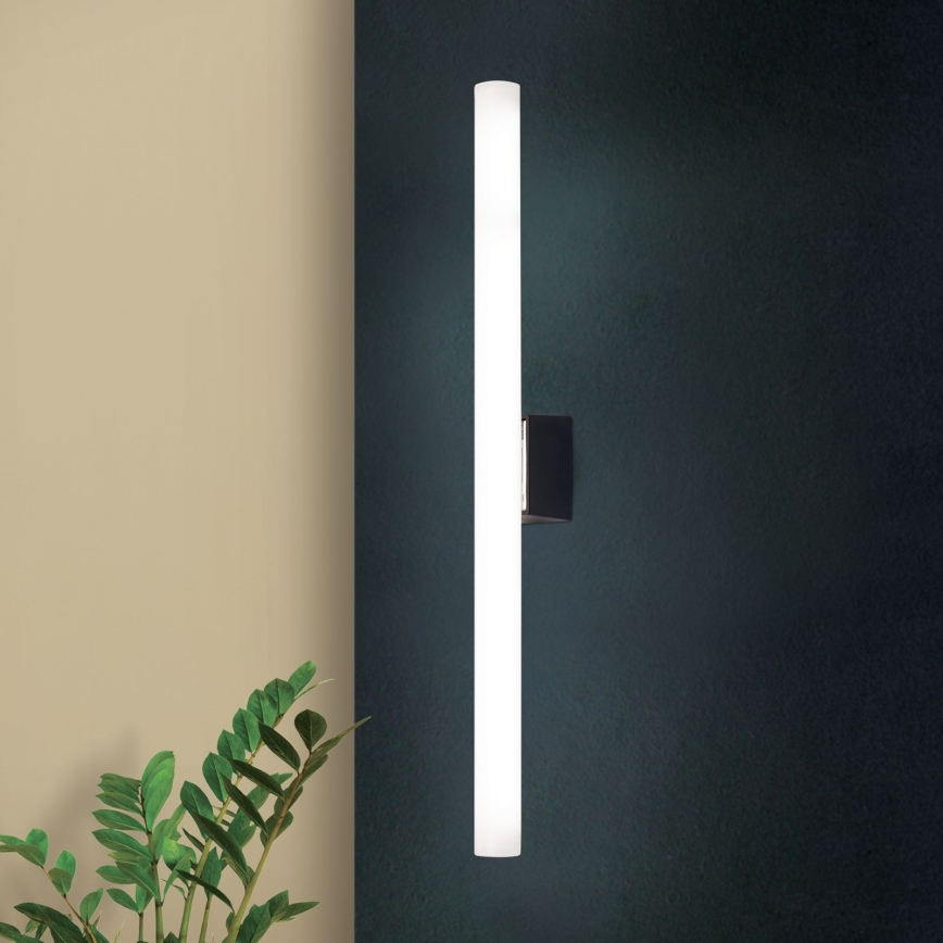 LED Nástenné svietidlo VISAGIST 1xS14d/8W/230V čierna