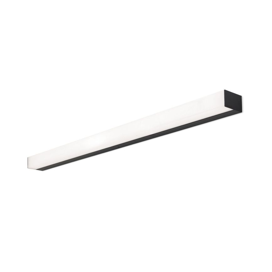 LED Kúpeľňové osvetlenie zrkadla HORIZON LED/18W/230V 3000/4000K 90 cm IP44 čierna