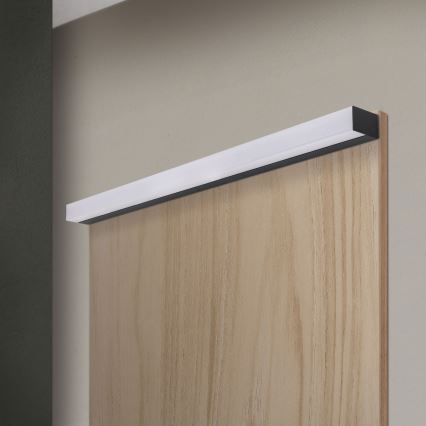 LED Kúpeľňové osvetlenie zrkadla HORIZON LED/18W/230V 3000/4000K 90 cm IP44 čierna