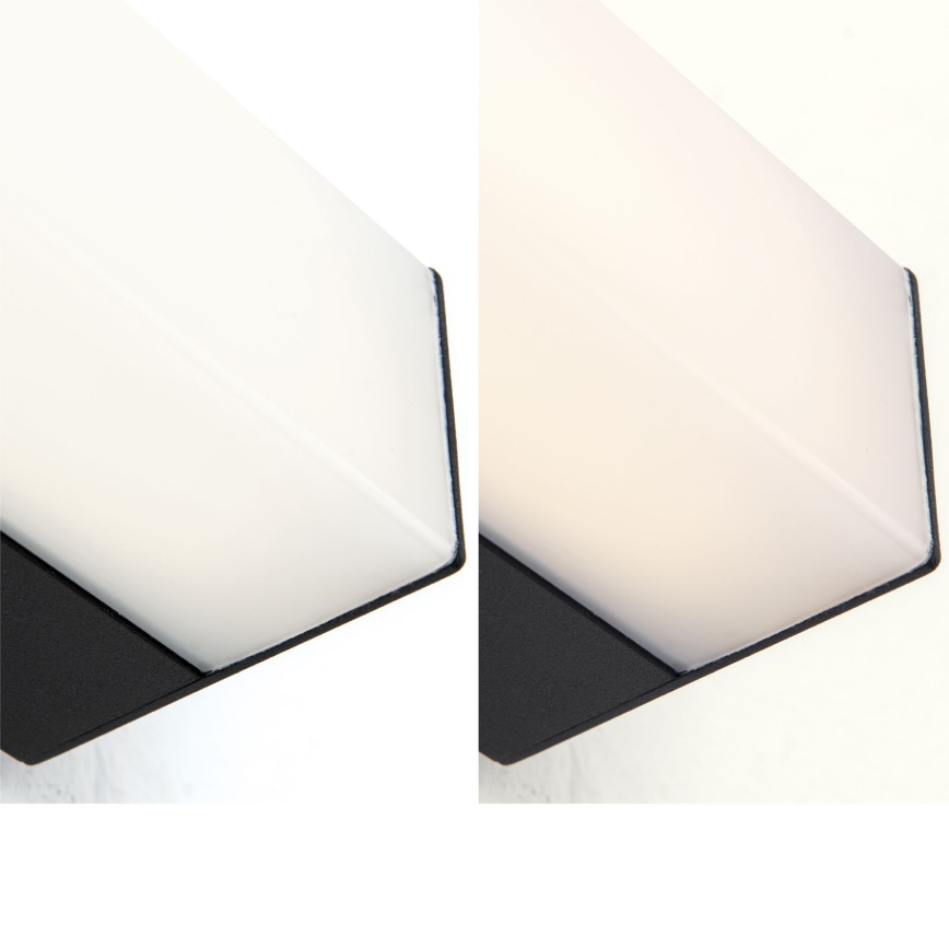 LED Kúpeľňové osvetlenie zrkadla HORIZON LED/18W/230V 3000/4000K 90 cm IP44 čierna