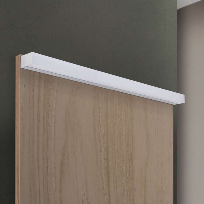 LED Kúpeľňové osvetlenie zrkadla HORIZON LED/18W/230V 3000/4000K 90 cm IP44 strieborná