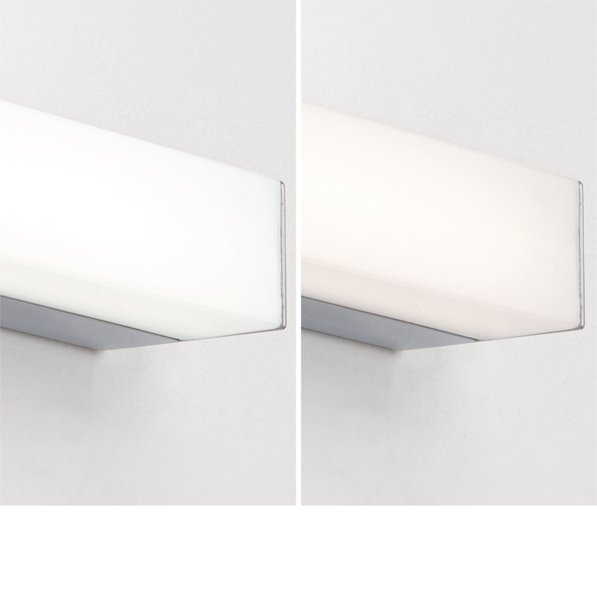 LED Kúpeľňové osvetlenie zrkadla HORIZON LED/18W/230V 3000/4000K 90 cm IP44 strieborná