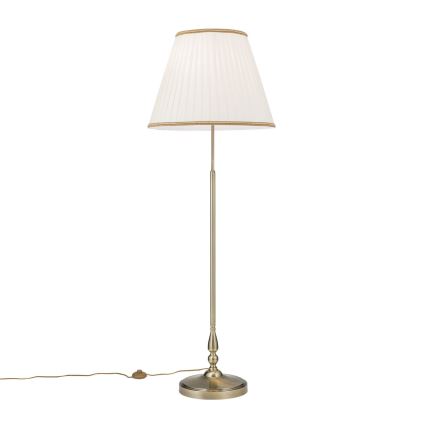 Stojacia lampa TONIA 2xE27/60W/230V 154 cm biela/bronz