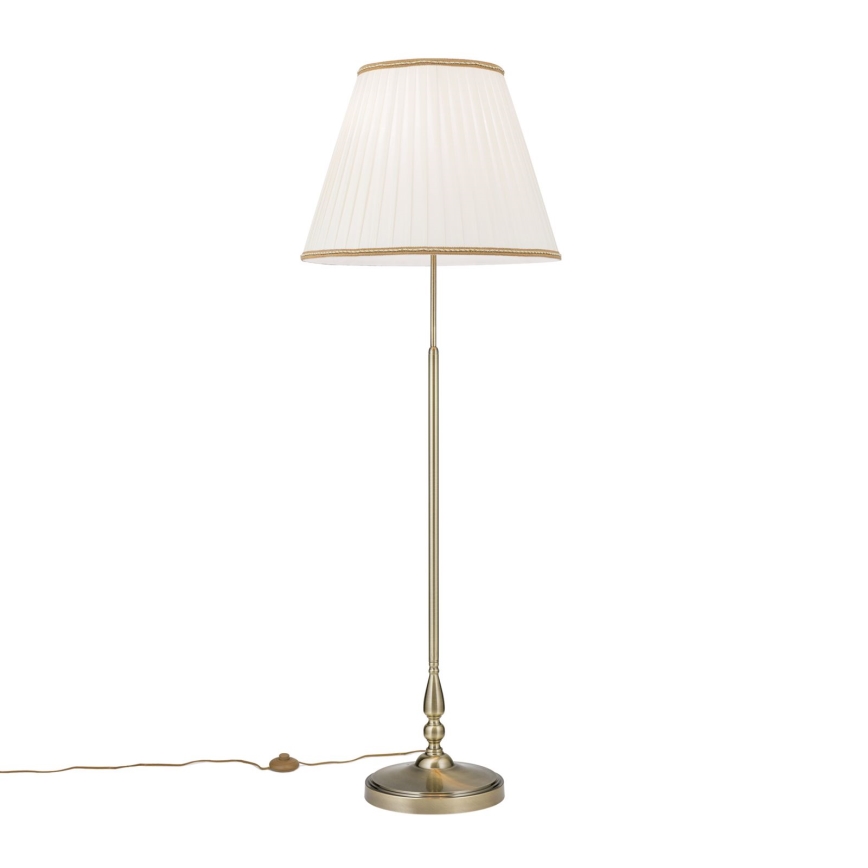 Stojacia lampa TONIA 2xE27/60W/230V 154 cm biela/bronz