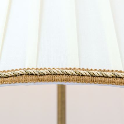 Stojacia lampa TONIA 2xE27/60W/230V 154 cm biela/bronz