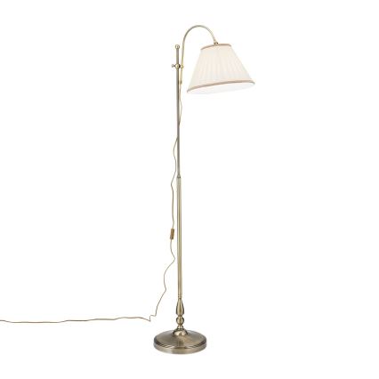 Stojacia lampa TONIA 1xE27/60W/230V 183 cm biela/bronz