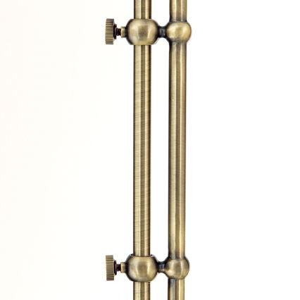 Stojacia lampa OLD LAMP 1xE27/40W/230V biela/mosadz
