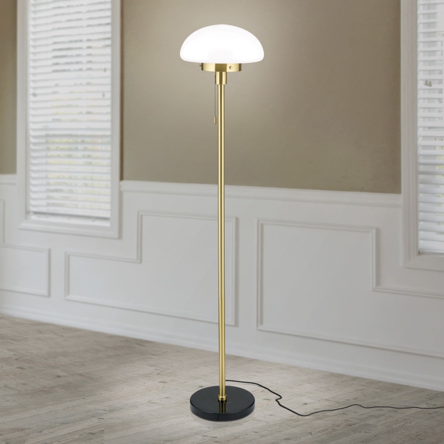 Stojacia lampa SPARTA 1xE27/40W/230V zlatá/čierna