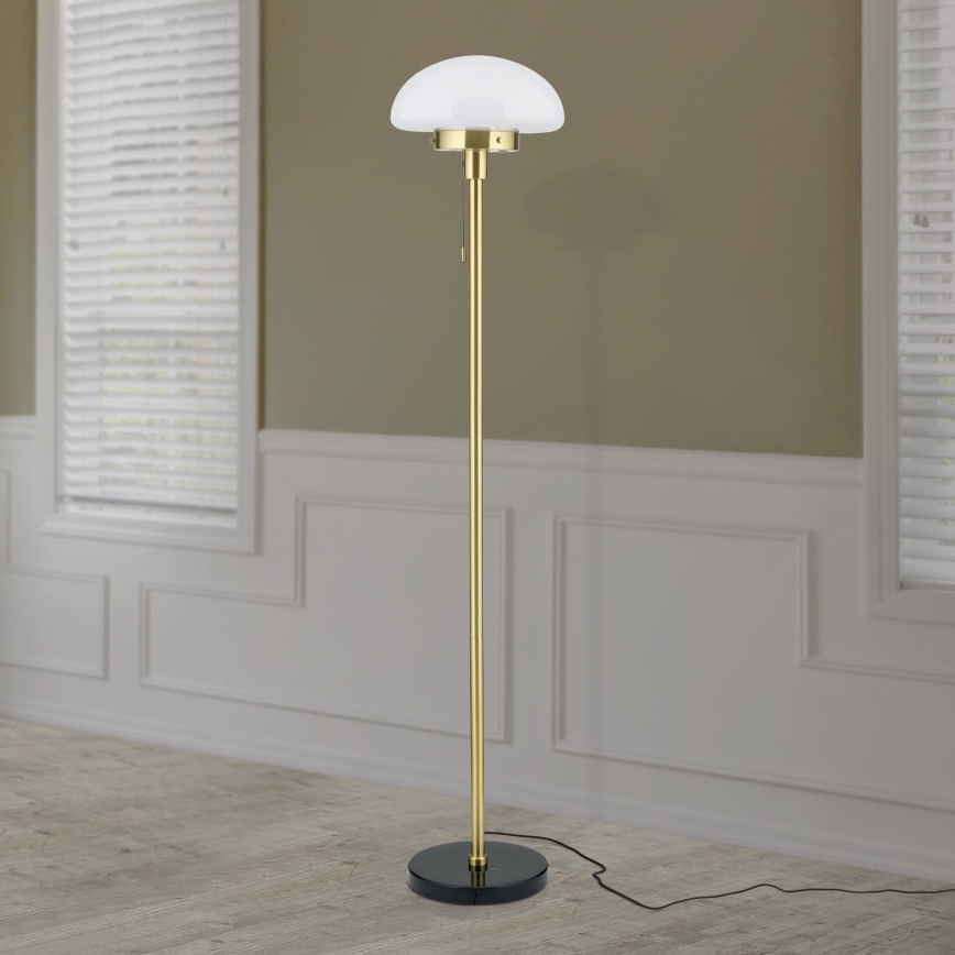 Stojacia lampa SPARTA 1xE27/40W/230V zlatá/čierna