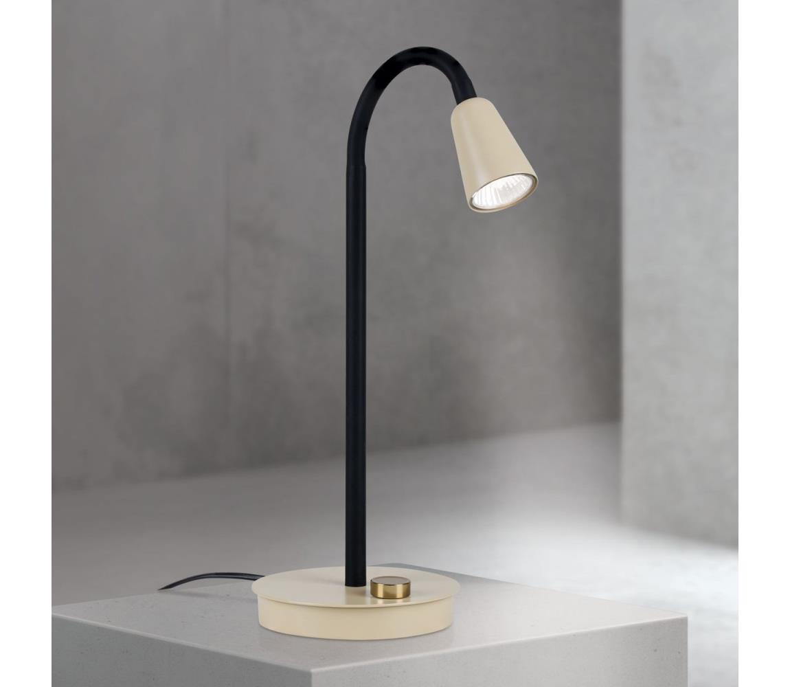 Orion - Stmievateľná flexibilná stolová lampa DOTTY 1xGU10/10W/230V béžová/čierna LA 4-1235/1 khaki
