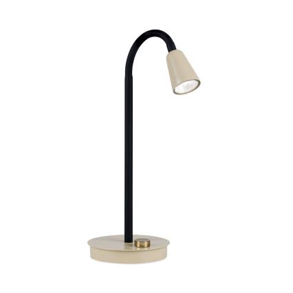 Stmievateľná flexibilná stolová lampa DOTTY 1xGU10/10W/230V béžová/čierna