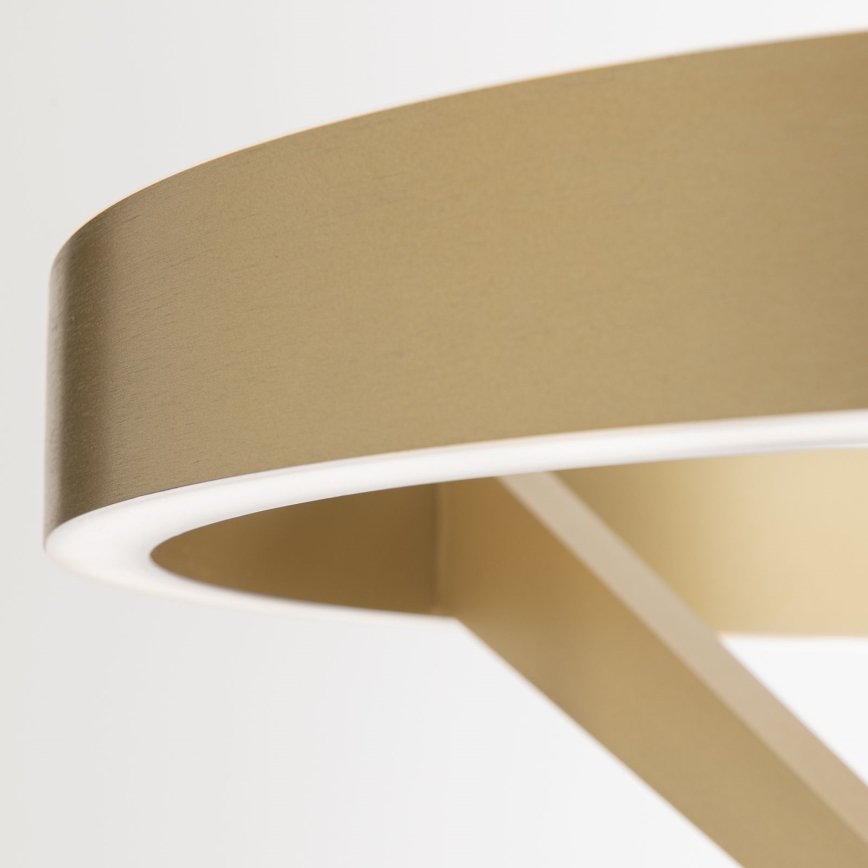 LED Stmievateľná stojacia lampa KOLK LED/40W/230V 2700/4000K zlatá