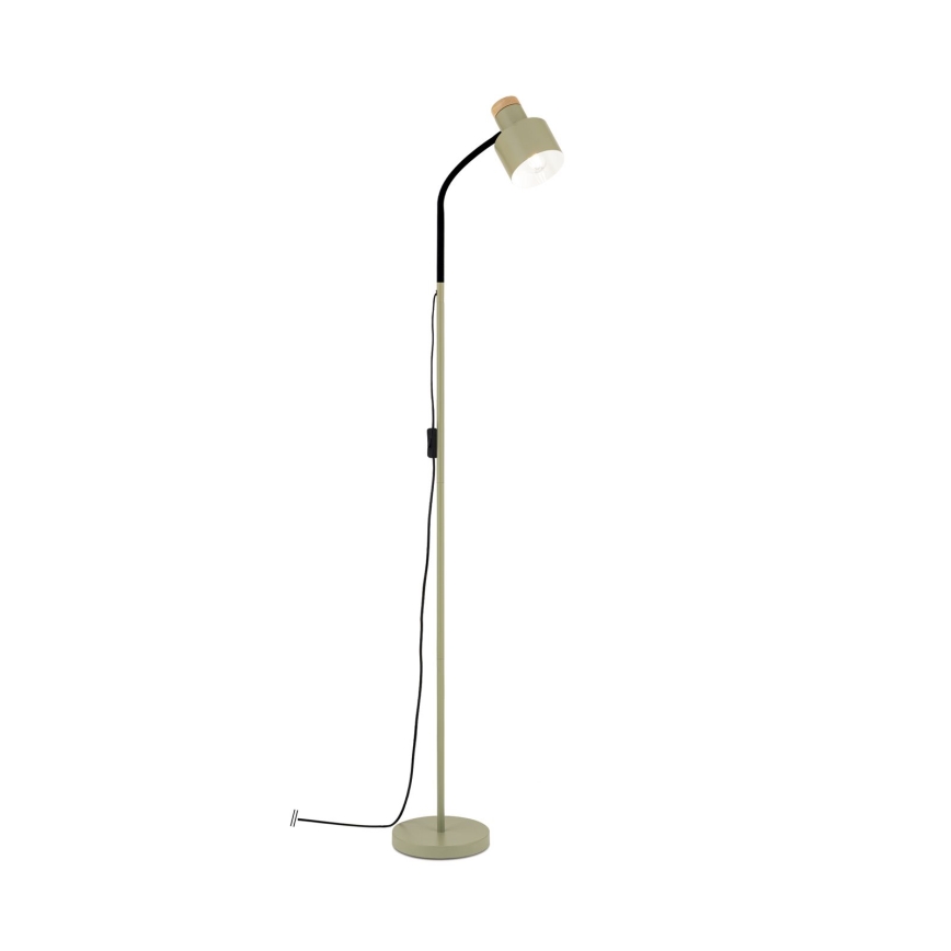Stojacia lampa GILI 1xE27/40W/230V zelená
