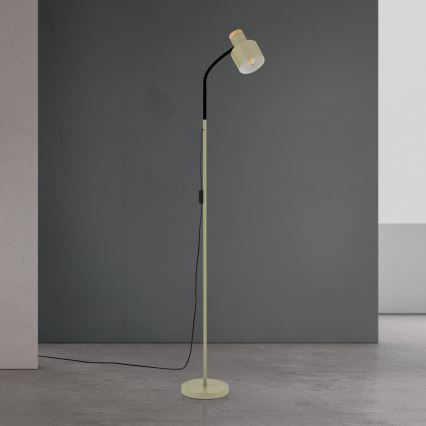 Stojacia lampa GILI 1xE27/40W/230V zelená