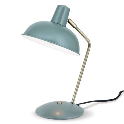 Stolová lampa FEDRA 1xE14/40W/230V mintová/mosadz