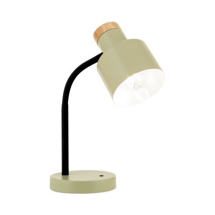 Stolná lampa GILI 1×E27/40W/230V zelená