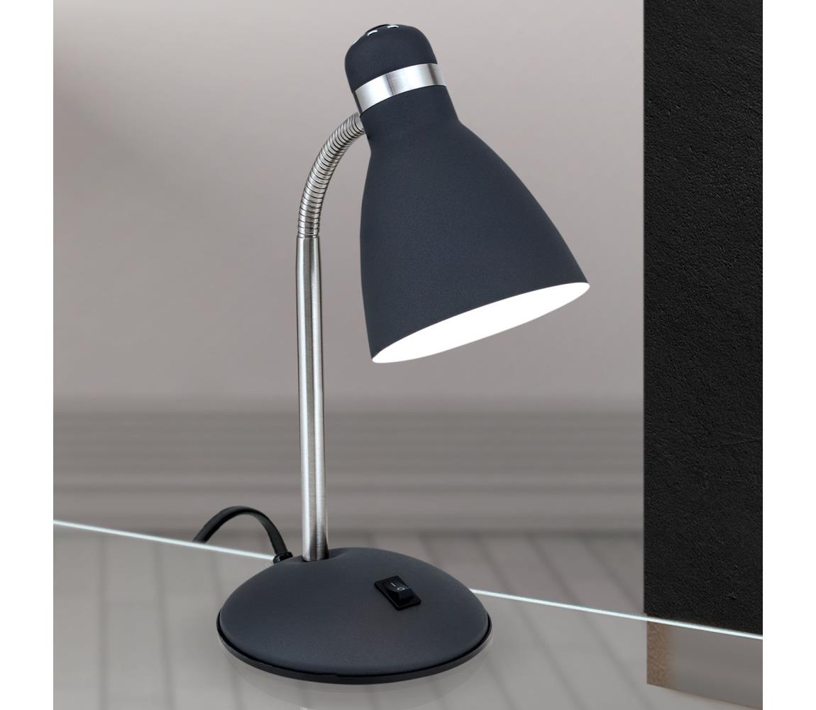 Orion - Stolná lampa SCHOOL 1xE27/40W/230V čierna/matný chróm LA 4-1187 schwarz