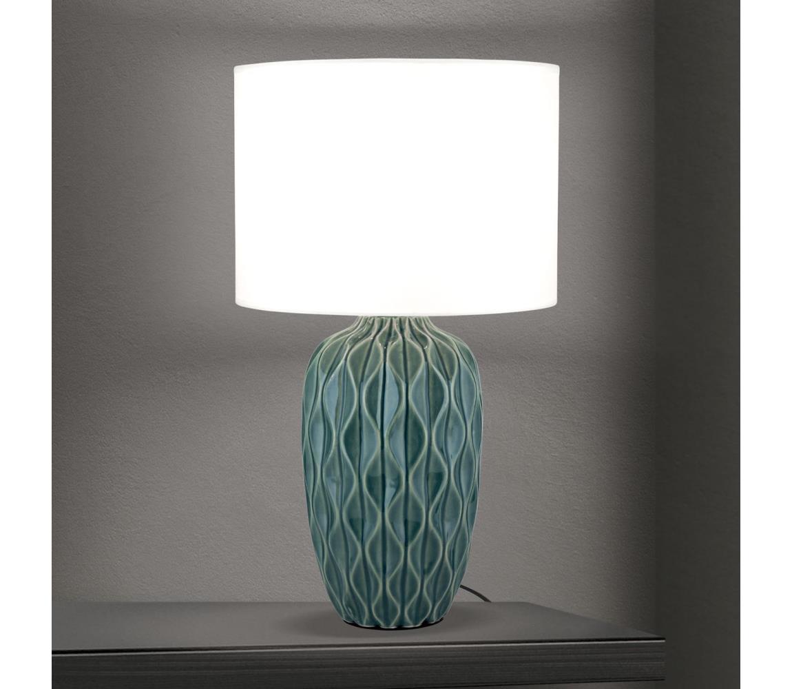 Orion - Stolná lampa TORTUGA 1xE27/40W/230V zelená/biela LA 4-1225/1 grün