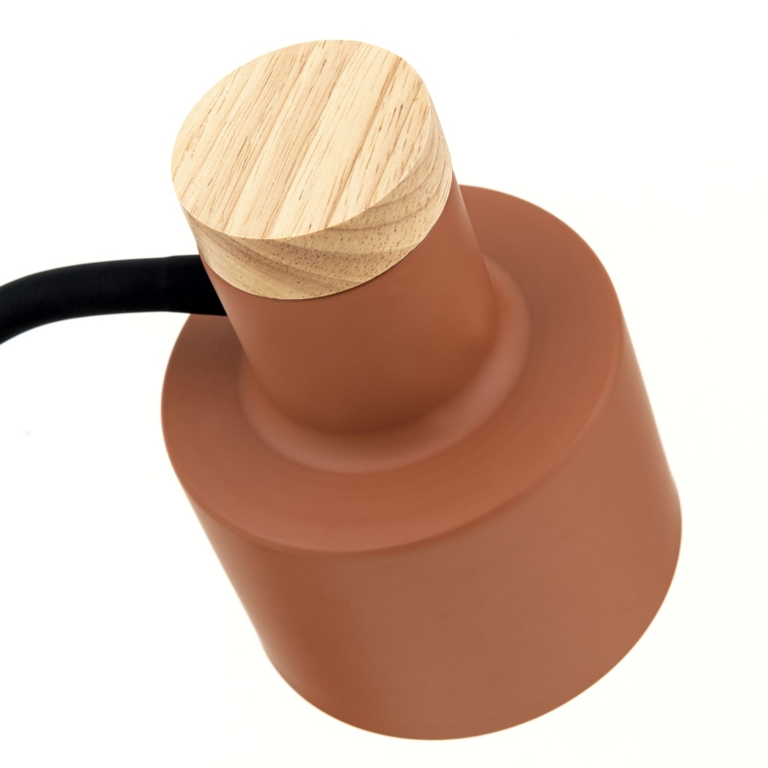 Stolná lampa GILI 1xE27/40W/230V tehlová