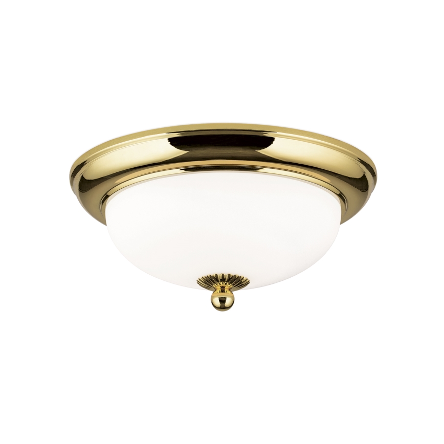 Stropné svietidlo EMPIRA 2xE14/40W/230V pr. 26,5 cm zlaté