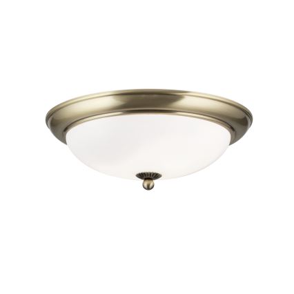 Stropné svietidlo EMPIRA 2xE27/40W/230V, priemer 35,5 cm, bronz
