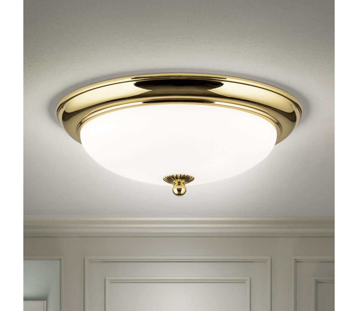 Orion - Stropné svietidlo EMPIRA 2xE27/40W/230V priemer 35,5 cm zlaté DL 7-792/35 gold