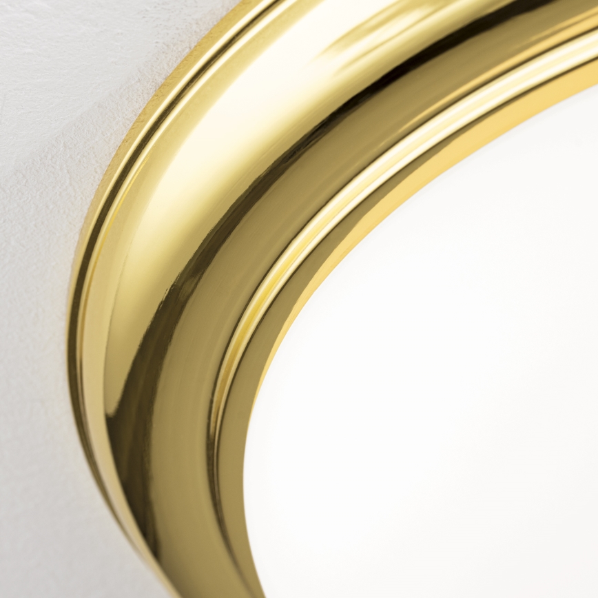 Stropna svetilka EMPIRA 3xE27/40W/230V, premer 48 cm, zlata