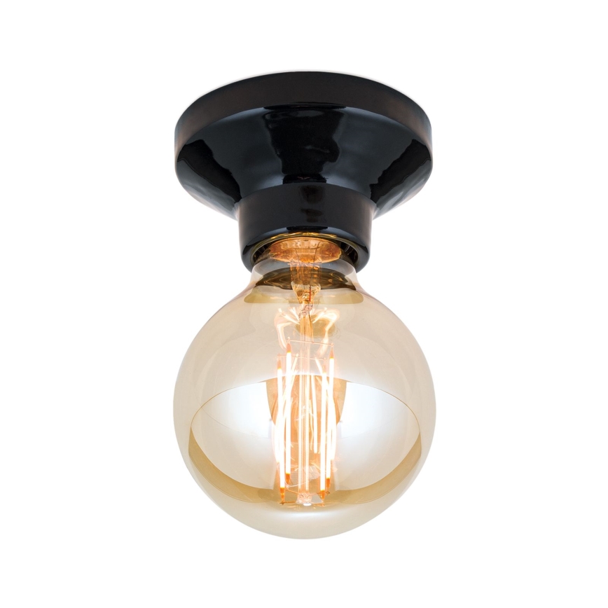 Stropné svietidlo FROST 1xE27/60W/230V čierne