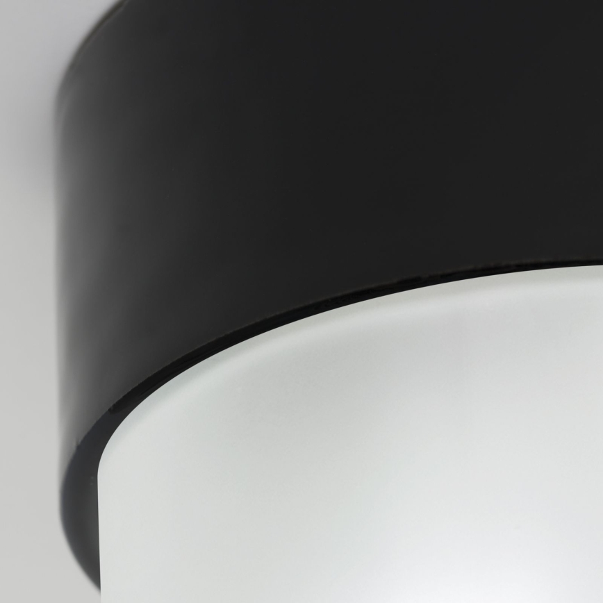 Stropné svietidlo OSTIA 1xE27/40W/230V pr. 9,8 cm čierna