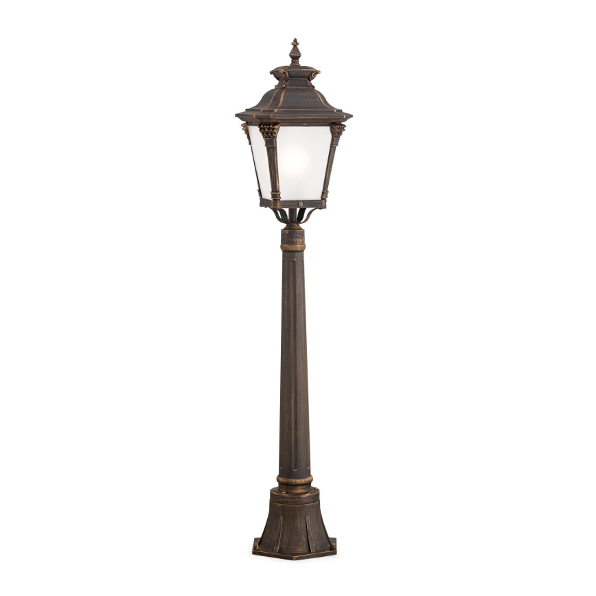 Vonkajšia lampa AIKO 1xE27/60W/230V 115 cm IP23 bronz/patina