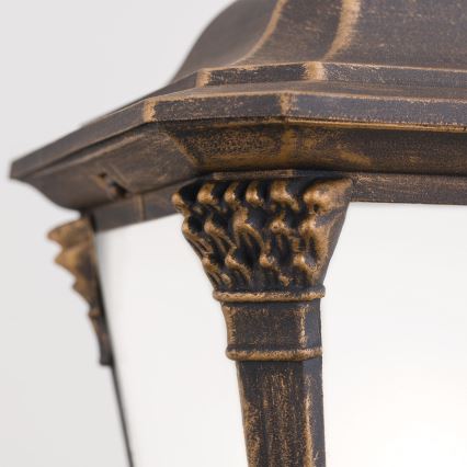 Vonkajšia lampa AIKO 1xE27/60W/230V 115 cm IP23 bronz/patina