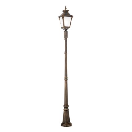 Vonkajšia lampa AIKO 1xE27/60W/230V 240 cm IP23 bronz/patina