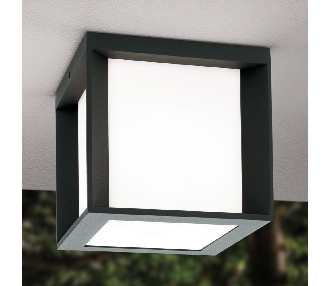 Orion - Vonkajšie svietidlo HENRY 1xE27/15W/230V 16x16 cm IP44 antracit AL 11-1208 anthrazit