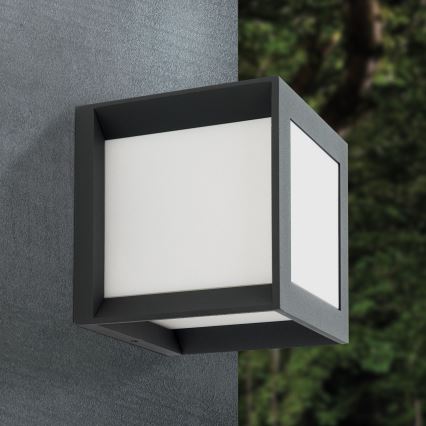 Vonkajšie svietidlo HENRY 1xE27/15W/230V 16x16 cm IP44 antracit