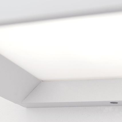 Vonkajšie svietidlo HENRY 1xE27/15W/230V 16x16 cm IP44 biela