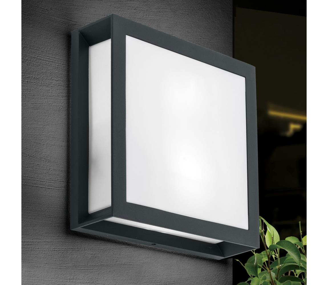 Orion - Vonkajšie svietidlo HENRY 2xE27/15W/230V 26x26 cm IP44 antracit AL 11-1195 anthrazit