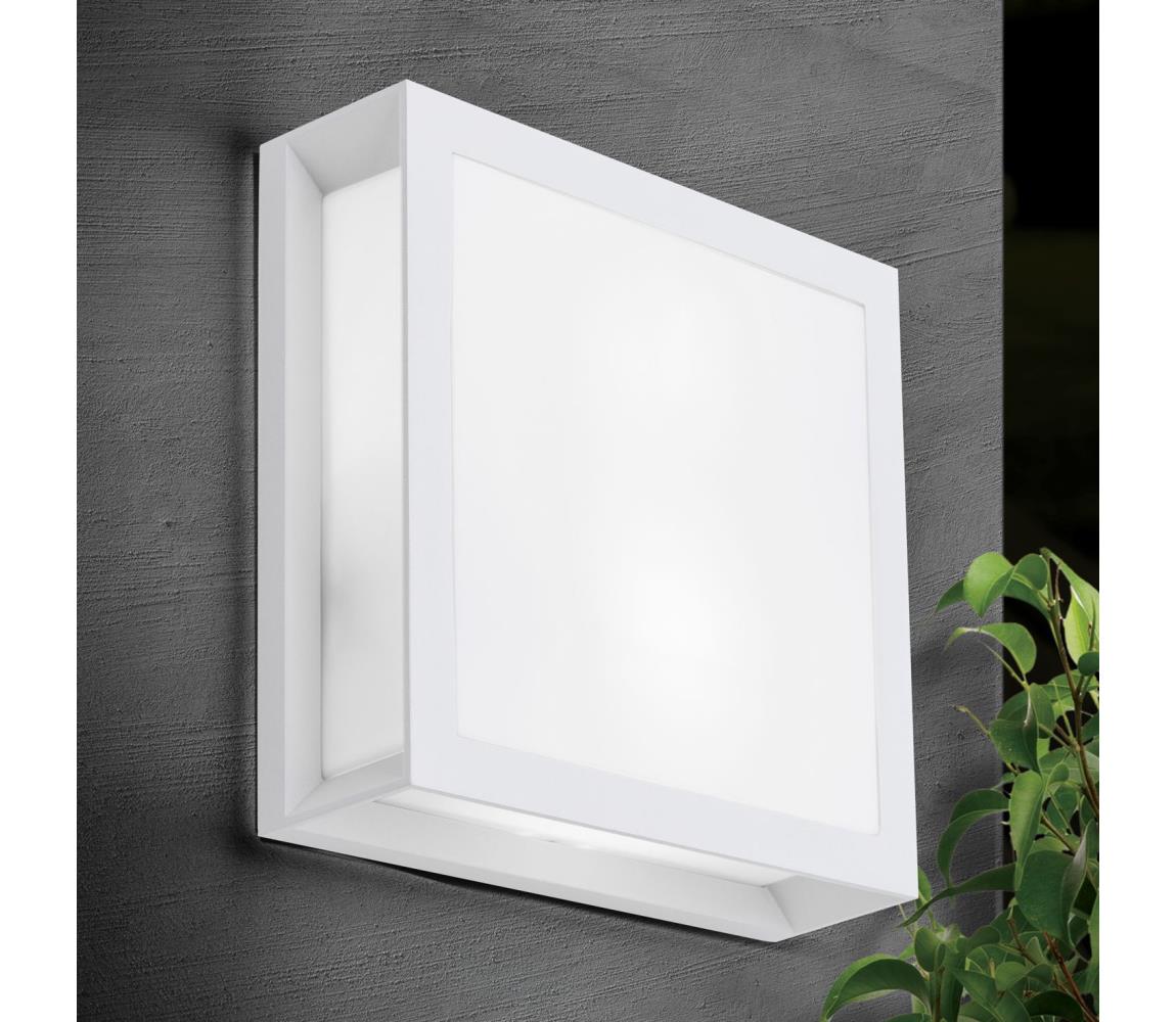 Orion - Vonkajšie svietidlo HENRY 2xE27/15W/230V 26x26 cm IP44 biela AL 11-1195 weiß