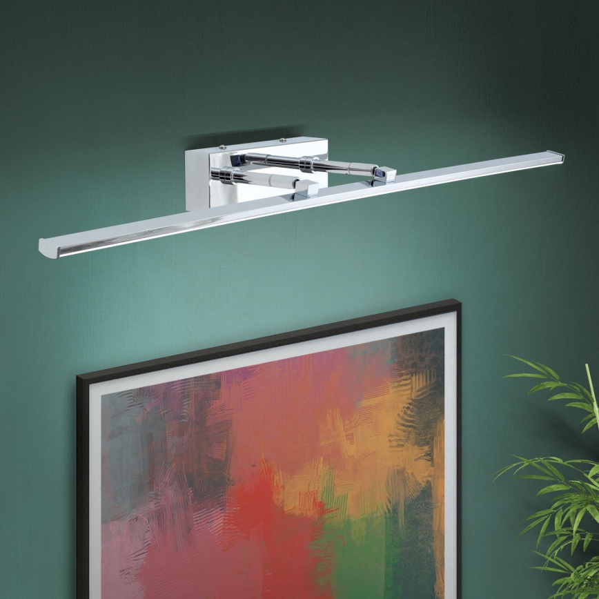 LED Obrazové svietidlo PUBLIO LED/15W/230V 75 cm lesklý chróm