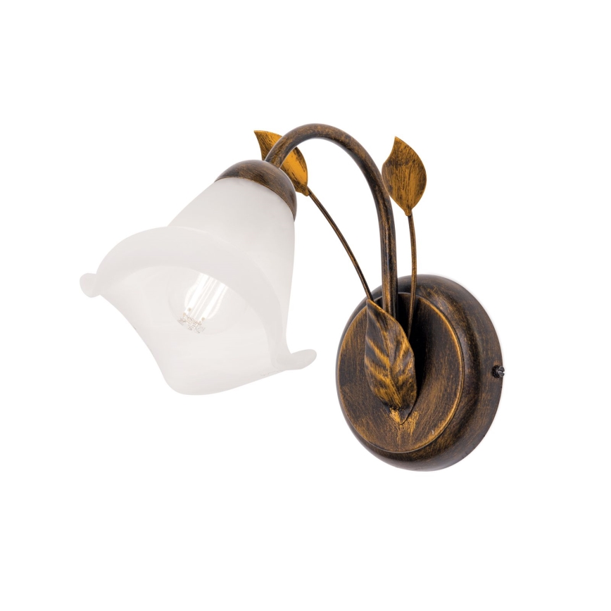 Nástenná lampa SISI 1xE14/40W/230V bronz/patina